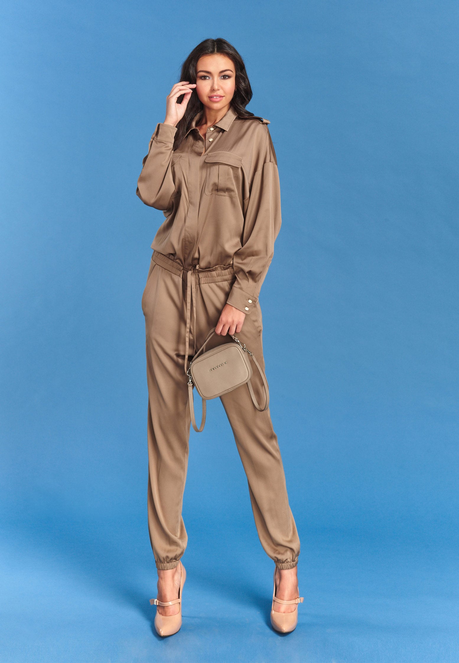 Комбинезон Naumi SS17018 Taupe | PARADIS